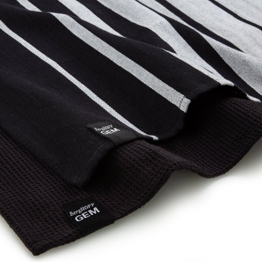 BergHOFF GEM 2pc Cotton Tea Towel Set, Black