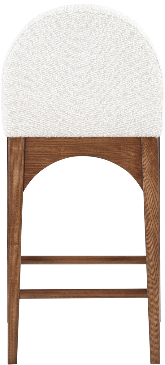 Waldorf Stool - Elegant Art Deco Design with Plush Comfort and Solid Ash Wood for Stylish Spaces