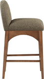 Waldorf Stool - Elegant Art Deco Design with Plush Comfort and Solid Ash Wood for Stylish Spaces