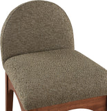 Waldorf Stool - Elegant Art Deco Design with Plush Comfort and Solid Ash Wood for Stylish Spaces