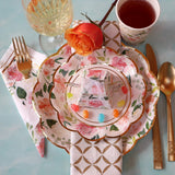 Brunch Floral 7 Inch Paper Plates Set of 16
