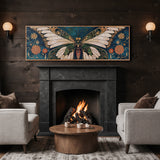 Abstract Vintage Butterfly Wall Art