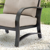 Chamber 3 pieces Outdoor Bistro Sets with Fixed Chair
