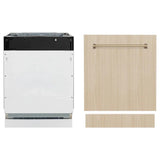ZLINE Autograph 24" Dishwasher Stainless, Gold DWVZ-24-G