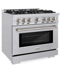 ZLINE 36" Select Gas Range Convection Gas Oven Stainless Steel HGR36