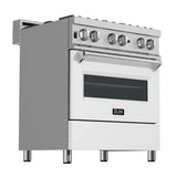 ZLINE 30" Bundle Range RAS-WM-30 & Range Hood 8654WM-30, 2KP-RASWMRH30