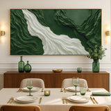 Green Rivers Abstract Wall Art