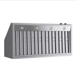 Kucht 48" Ducted Under Cabinet Range Hood Stainless Steel with Digital Controls KRH480-SS
