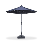 PURPLE LEAF Round Tiltable Patio Umbrella Poolside Porch Table Umbrella