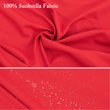 PATIO TREE 11ft Patio Octagon Market Umbrella with Sunbrella® Fabric (Jockey Red)