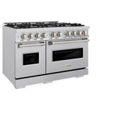 ZLINE 48" Dual Fuel Range, Gas Cooktop, Electric Convection Oven Stainless Steel, CDR48