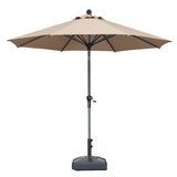 PURPLE LEAF Round Tiltable Patio Umbrella Poolside Porch Table Umbrella