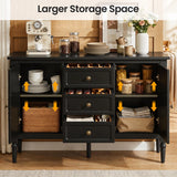 Storage Cabinet with 2 Doors & 3 Drawers, Sideboard Cabinet