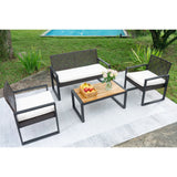 ARVEN Outdoor 4-Piece Patio Furniture Set