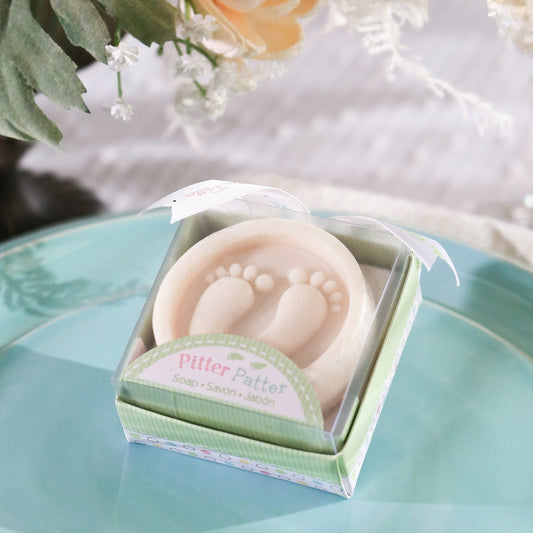 Pitter Patter Baby Shower Soap Favor Gift