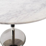 Micca Bistro Table in White Marble