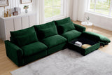 PERTH 122" 3-Seater Sofa with 1 ottoman