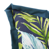 24 x 24 Outdoor Pillow Cardoon Indigo - Poly Insert