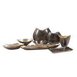 Baniff Jagged Edged Disc Vase- Medium