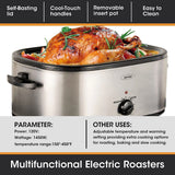 Royalcraft Electric Roaster Oven with Removable Pan 26QT