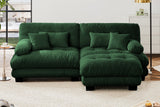 CLOUDIES 94" Loveseat with 1 Ottoman