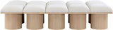Pavilion - 10 Piece Modular Bench With Natural Base