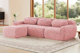 MELLOW 114" 3-Seater Sofa with 1 Ottoman
