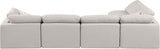 Indulge - Linen 5 Piece Modular Sectional