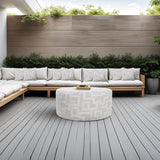 Indoor/Outdoor Universal Round Ottoman Syros Fog