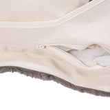 Puff Ottoman Cover Angora Stone -Cover Only
