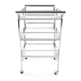 Stainless Steel Bar Cart on Castors