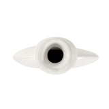 Matte White Towel Vase - Small