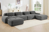 MIA 152'' 4-Seater Sofa with 2 Ottomans