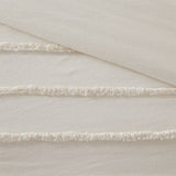 Wholesale Chenille Stripes 3PC Comforter/Duvet Cover/Coverlet, Ivory