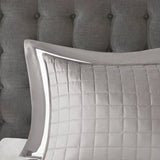 Wholesale Border 8-Piece Comforter and Coverlet Set, Grey