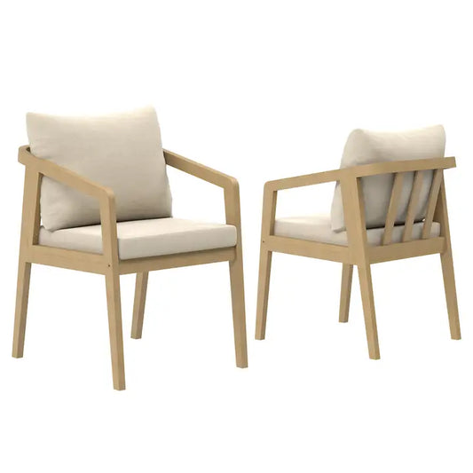 Acacia Wood Patio Dining Chairs