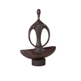 Abstract Yoga Silhouette Sculpture