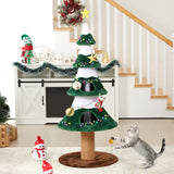 Christmas Tree Cat Tower For Cats, Multi-Level Cat Tree