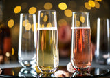 Kook Stemless Champagne Flutes, 9.4 oz, Set of 8