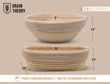 Rattan Sourdough Proofing Basket Set