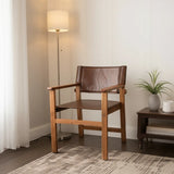 Lambden Leather Side Chair