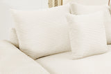 DESEO 130" 3-Seater with 2 Ottomans