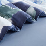 7-Piece Modern Farmhouse Comforter Set, Blue