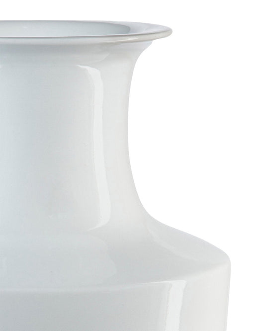 Imperial White Modern Shoulder Vase