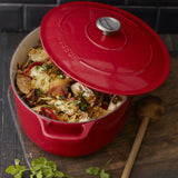 Chasseur Enameled Cast Iron Oval Dutch Oven 6qt