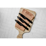3 Piece Printed Knife Set with Sheaths, Marble