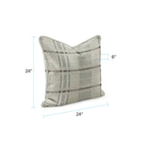 Roper Natural Down Filled 24x24 Pillow