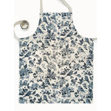 French Home Honeysuckle Indigo Apron