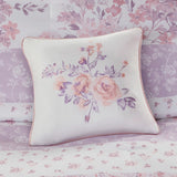 Modern Floral Paisley Comforter Set, Pink