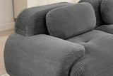 MIA 82'' Loveseat with 2 Ottomans